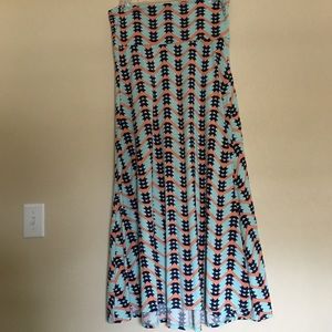 LuLaRoe Maxi Skirt sz XL